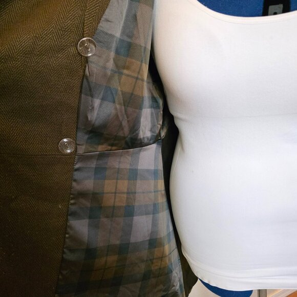 Torrid Outlander Coat Fur Tweed Riding Coat Jacket 0 - Picture 14 of 15